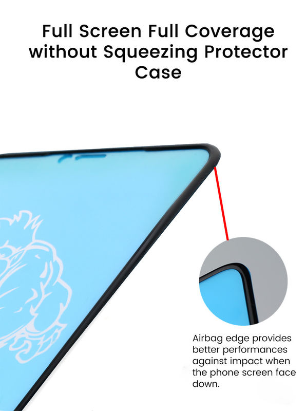 18D Silicone Dust Proof Screen Protector For Iphon 3d Edge Tempered Glass Anti Fingerprint